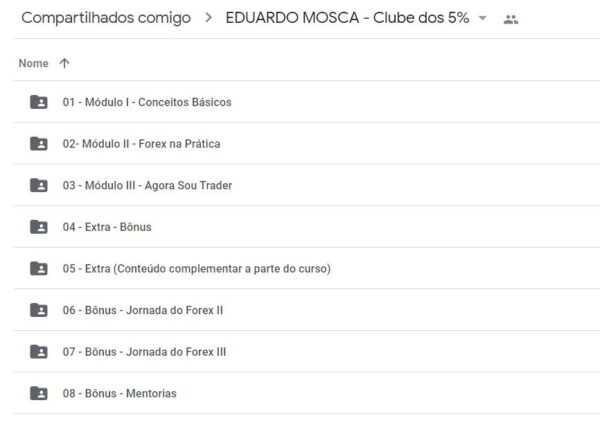 curso eduardo mosca clube dos 500