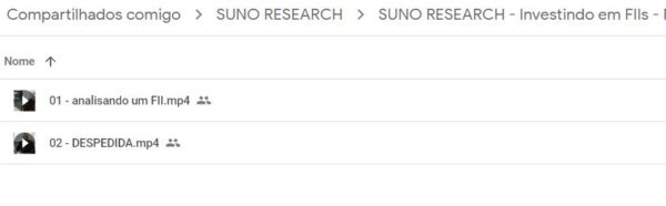 curso suno research curso fiis 08